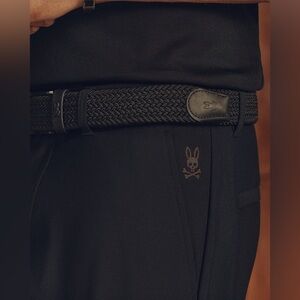 Psycho Bunny Mens Stretch Braided Belt Size S/M